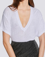 HELOISE SHORT SLEEVE V NECK T SHIRT image number null